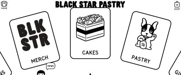 Black star pastry best ecommerce website