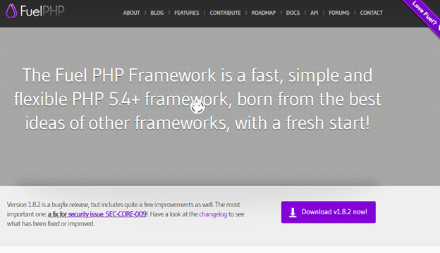 FuelPHP php framework