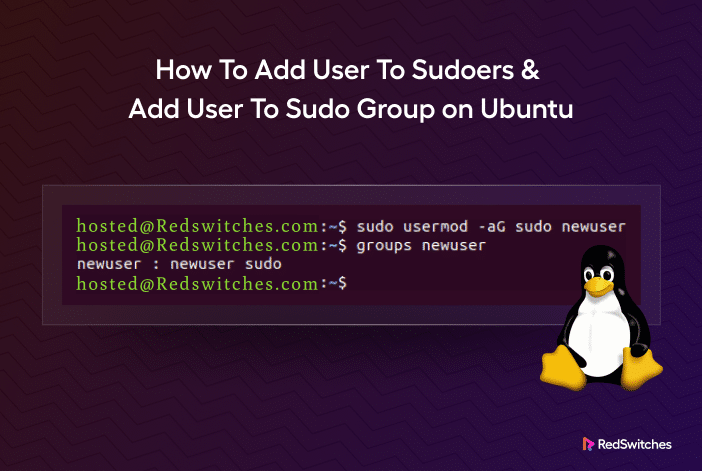 How To Add User To Sudoers & Add User To Sudo Group on Ubuntu