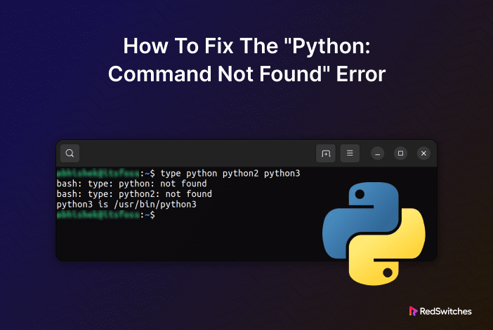 Python Command Not Found