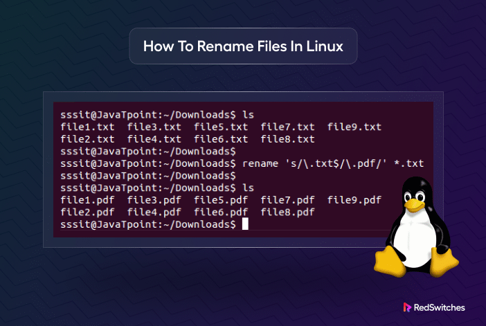 Rename Files in Linux