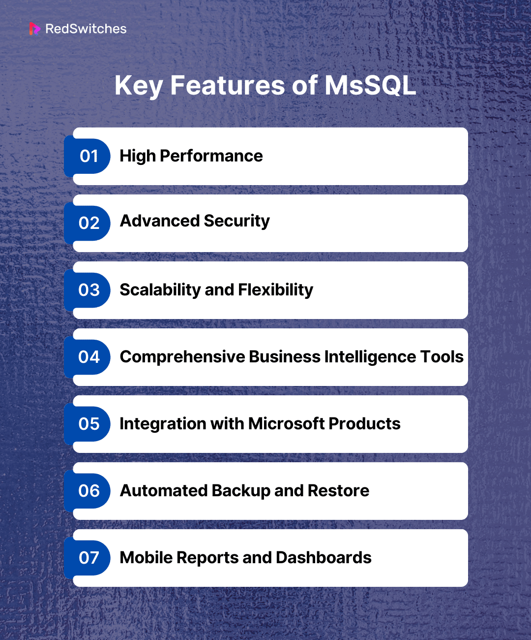 Key Features of MsSQL