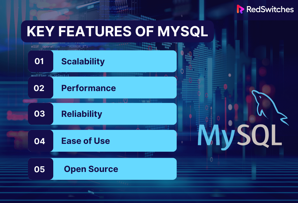 Key Features of MySQL