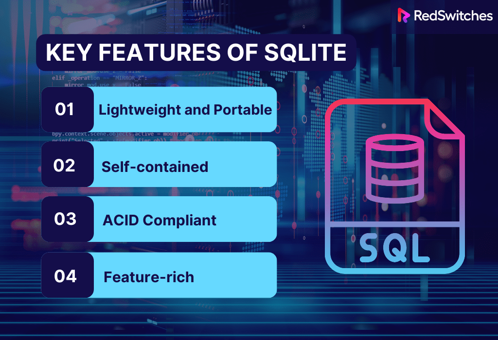 Key Features of SQLite