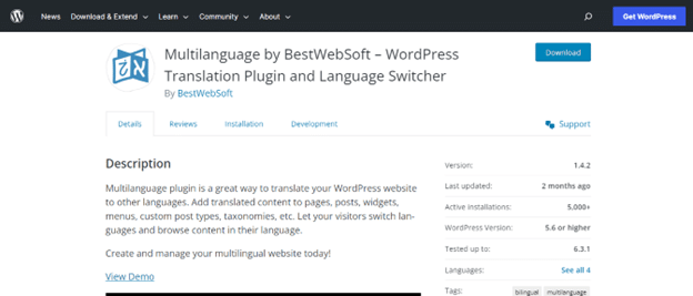 Multilanguage Translation wordpress translation plugin