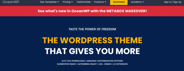 OceanWP WordPress Theme