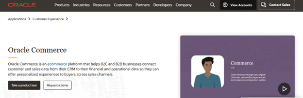 Oracle Commerce ecommerce platform