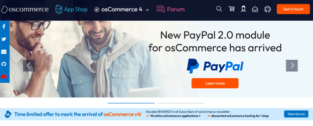 OsCommerce ecommerce platform