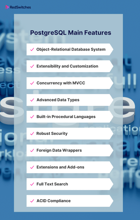 PostgreSQL Features