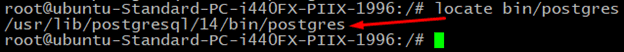 postgres locate bin