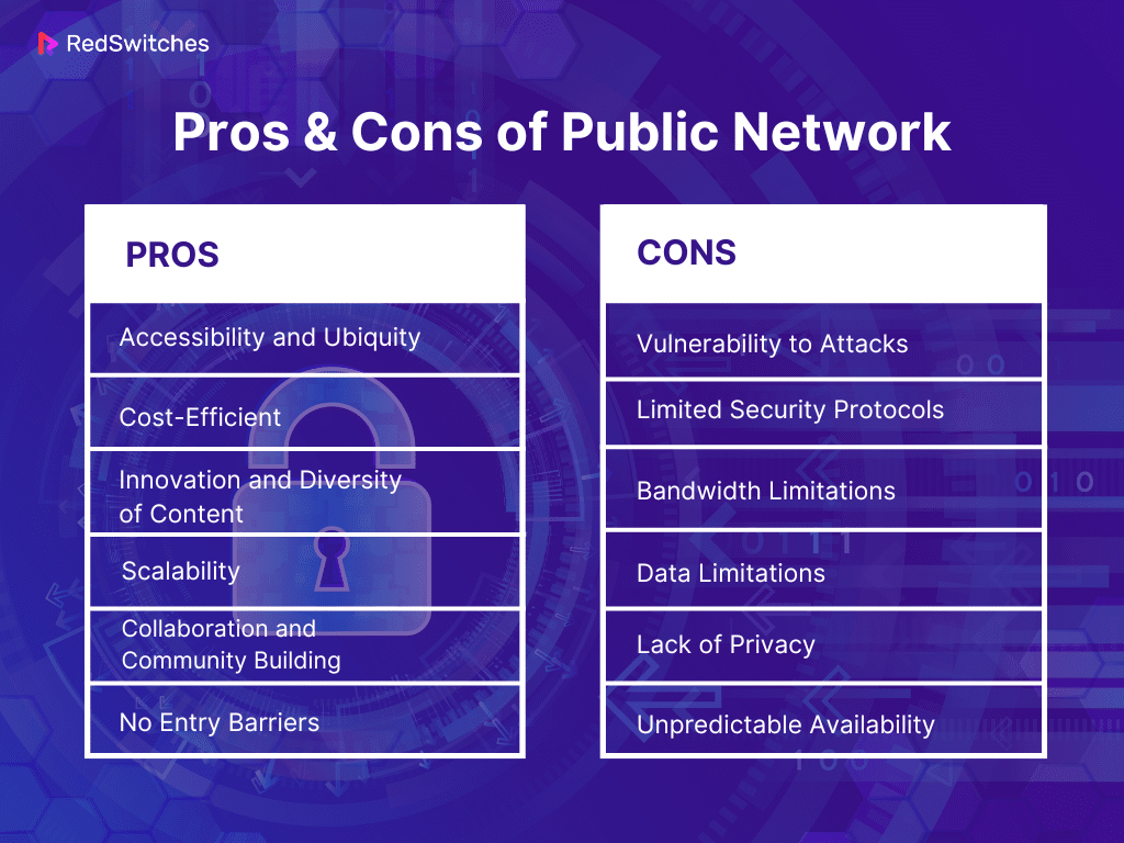 Pros & Cons of Public Network