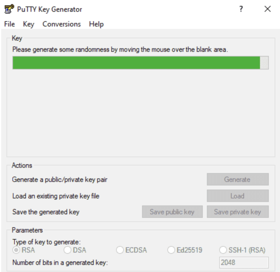 PuTTY Key Generator