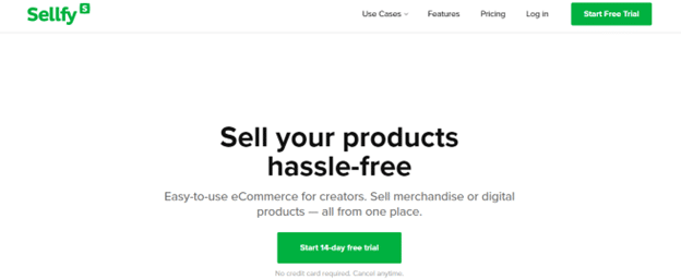 Sellfy ecommerce platform