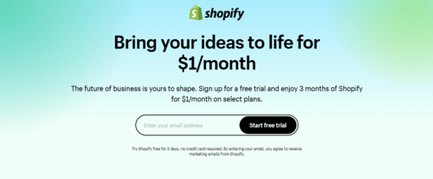 Shopify ecommerce platforms