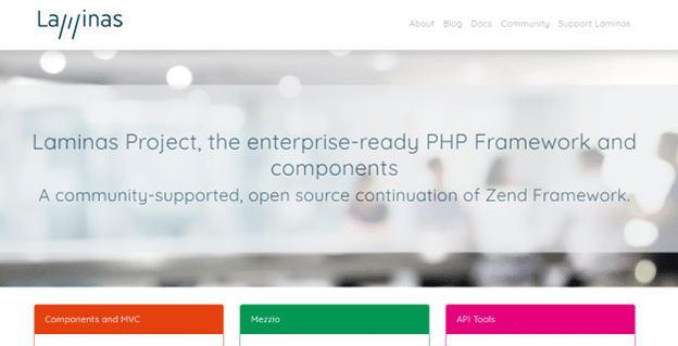 The Laminas Project php framework