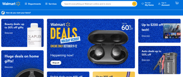 Walmart best ecommerce website