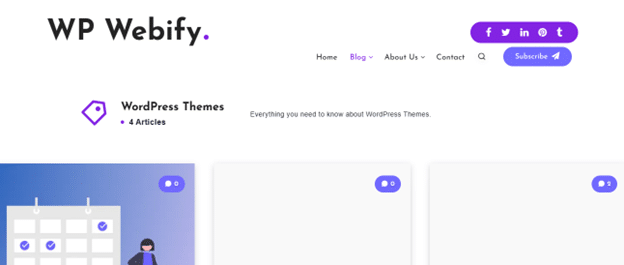 Webify WordPress Theme