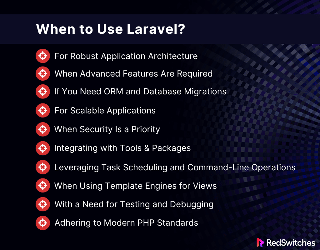 When to Use Laravel (Infographics)