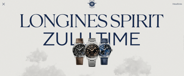 Zulu Longines best ecommerce website