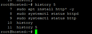 linux history command