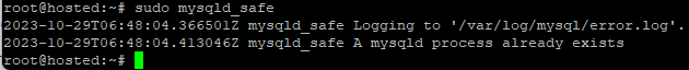 Method #4: Use the mysqld_safe Command
