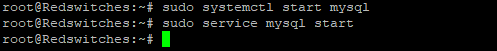 Method #2: Use the service Command