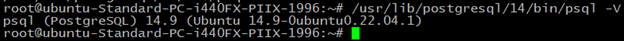 postgresql bin psql