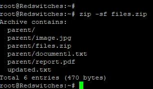 List ZIP File Contents