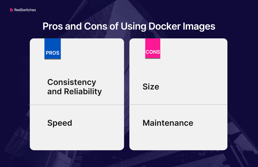 Pros and Cons of Using Docker Images