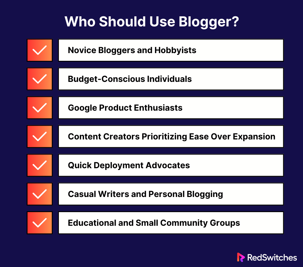Who Should Use Blogger