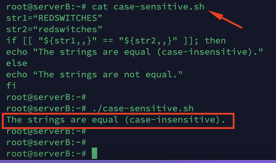 cat case sensitive