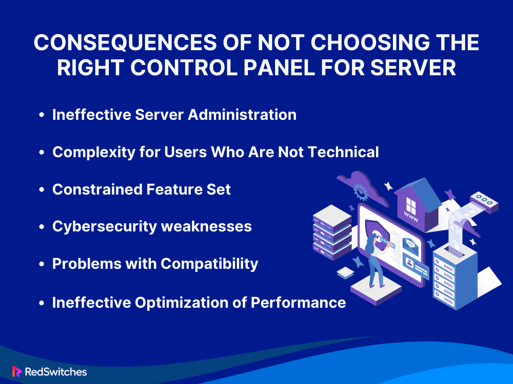 Consequences of Not Choosing the Right Control Panel for Servers