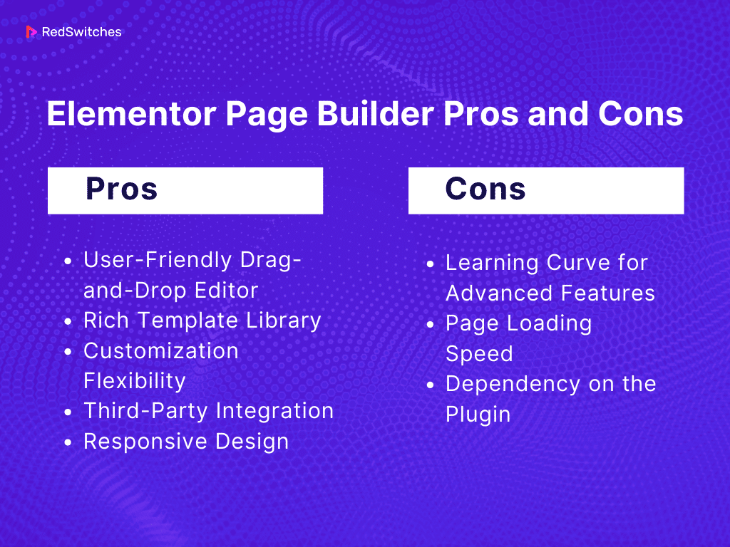 Elementor Page Builder Pros and Cons (Infographics)