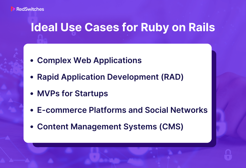 Ideal Use Cases for Ruby on Rails
