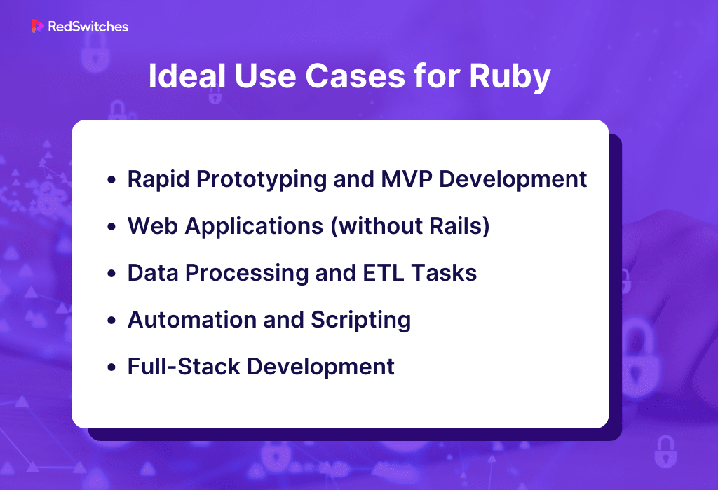 Ideal Use Cases for Ruby