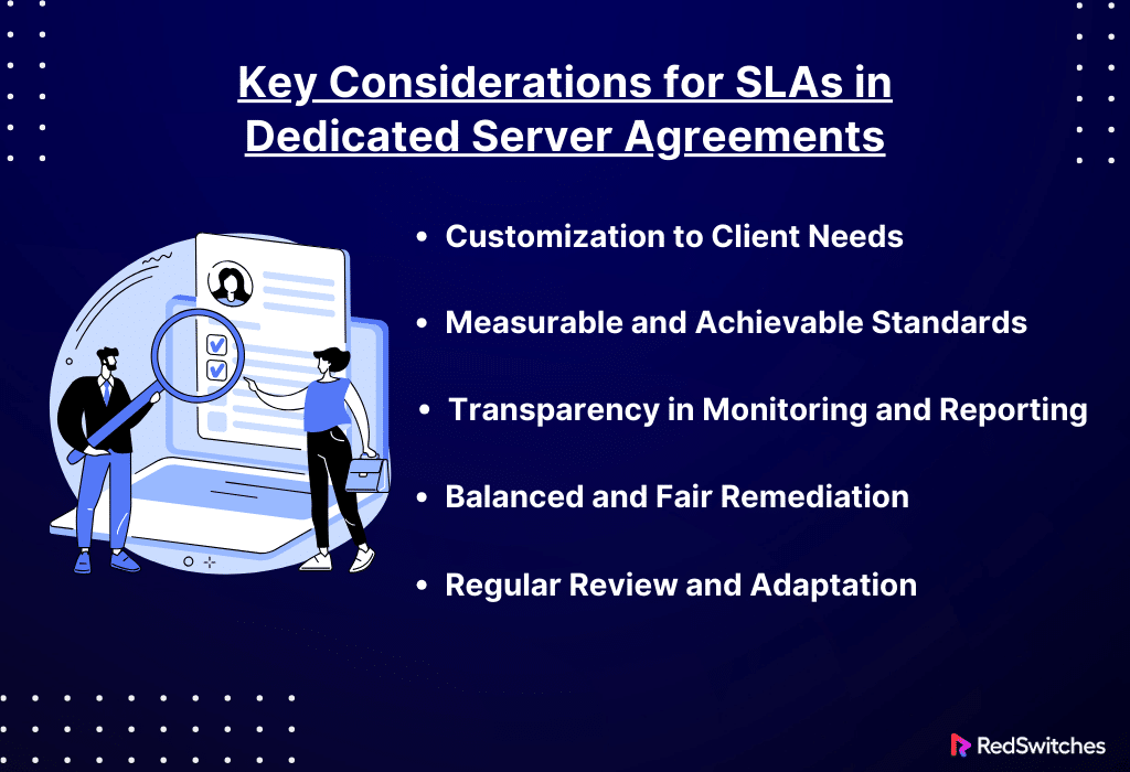 Key Considerations for SLAs in Dedicated Server Agreements