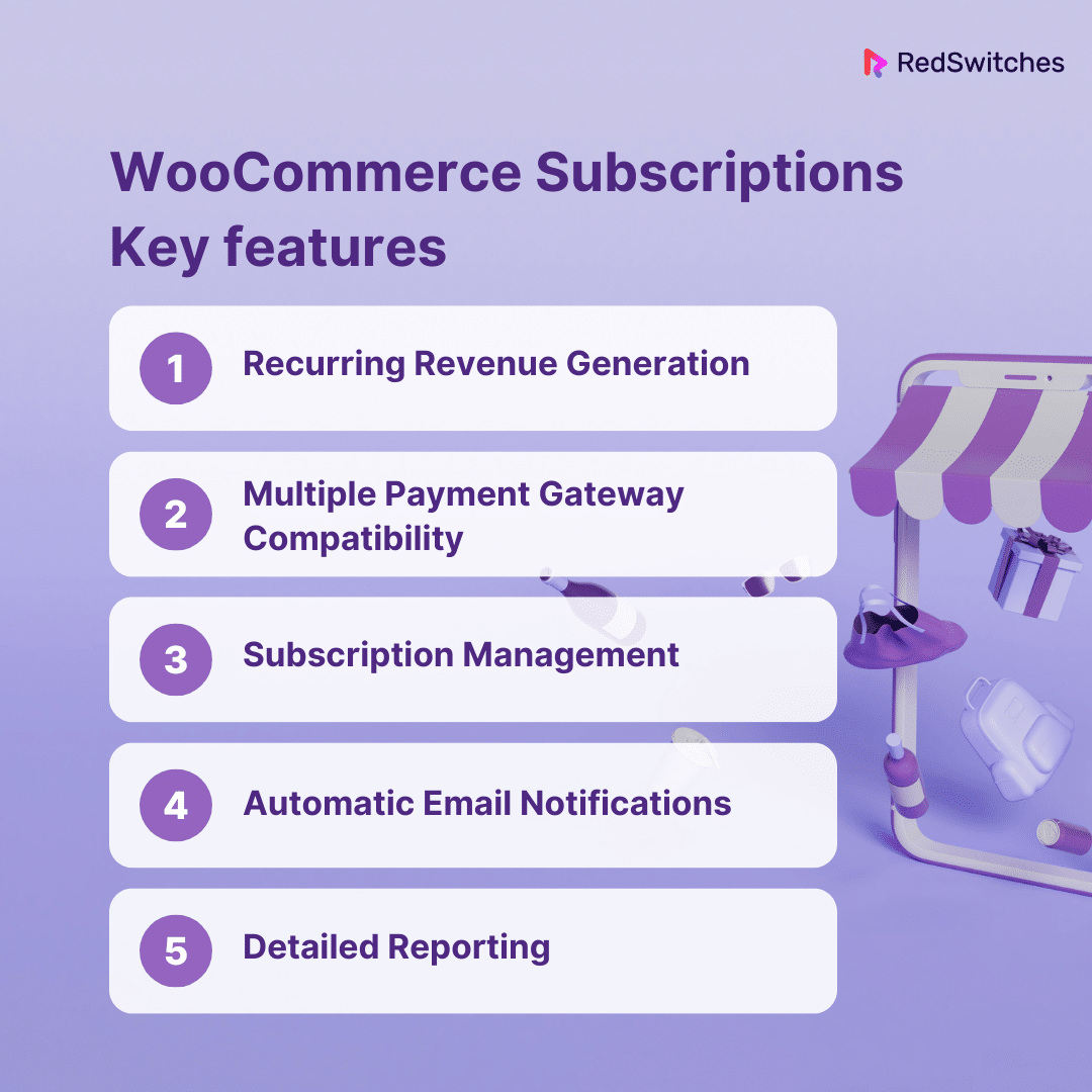 Key Features of Woocommerce Subscription
