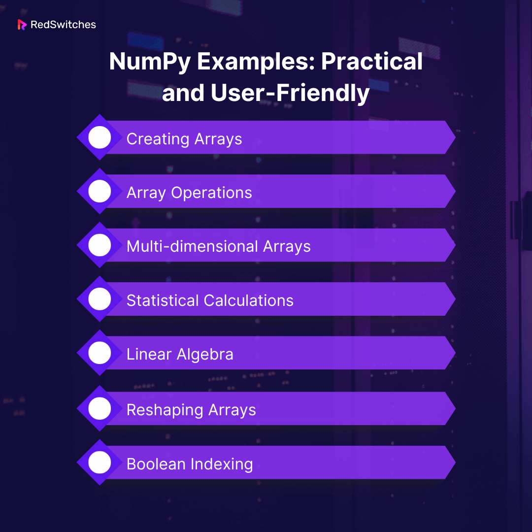 NumPy Examples Practical and User-Friendly