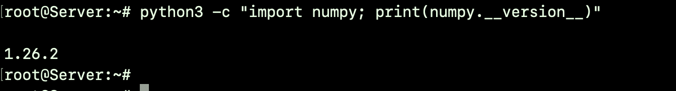 NumPy without any errors