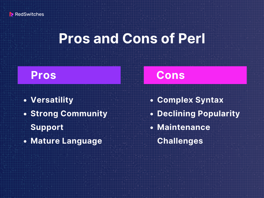 Pros and Cons of Perl
