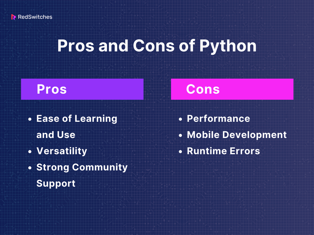 Pros and Cons of Python