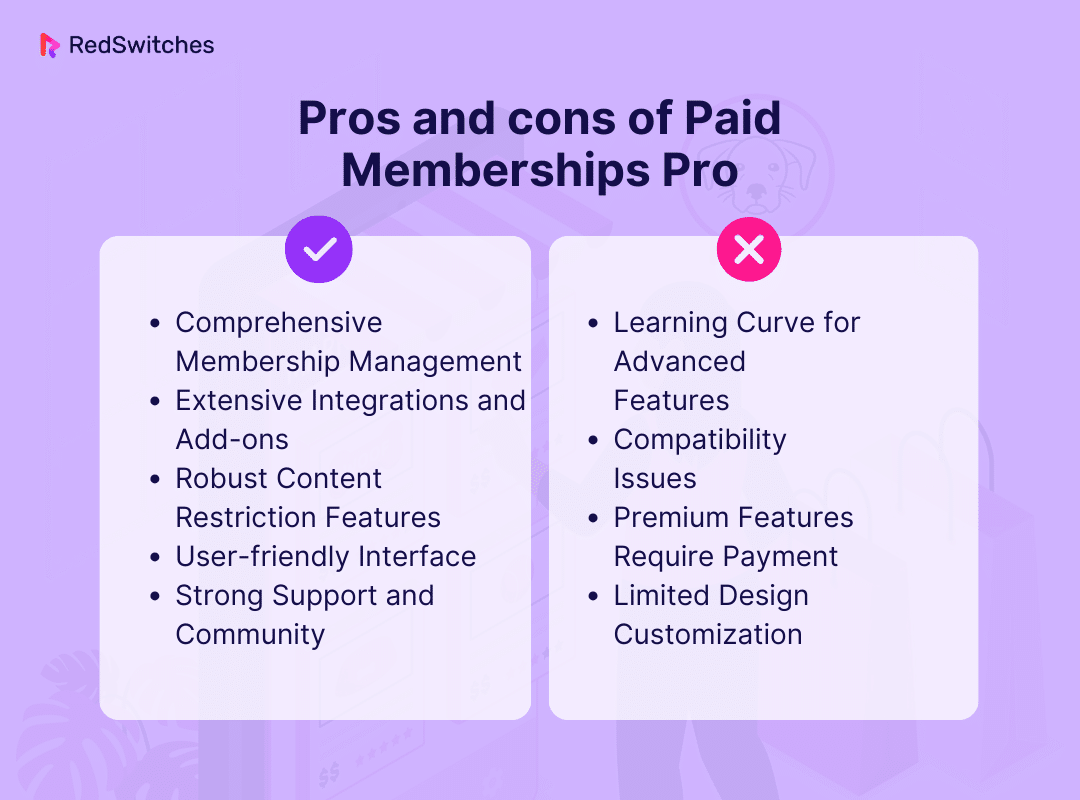 Pros of Paid Memberships Pro