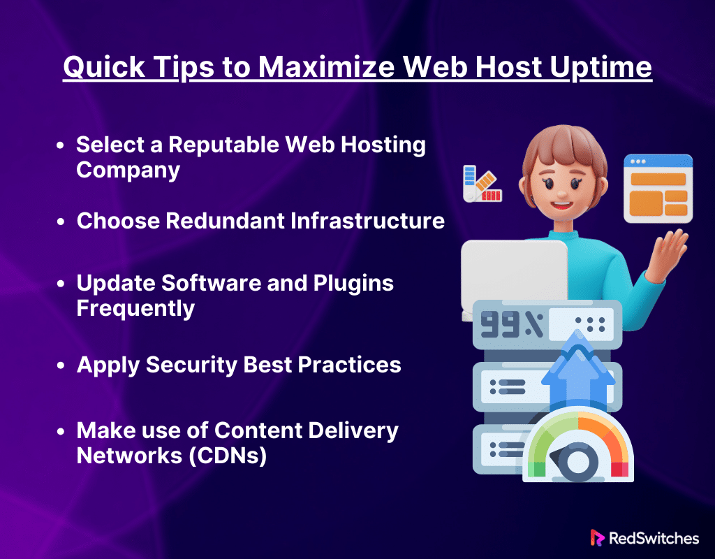 Quick Tips to Maximize Web Host Uptime