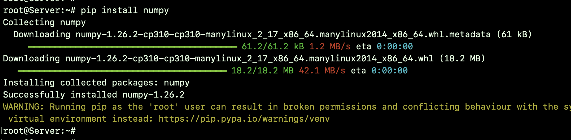 Step #4 Install NumPy in Python