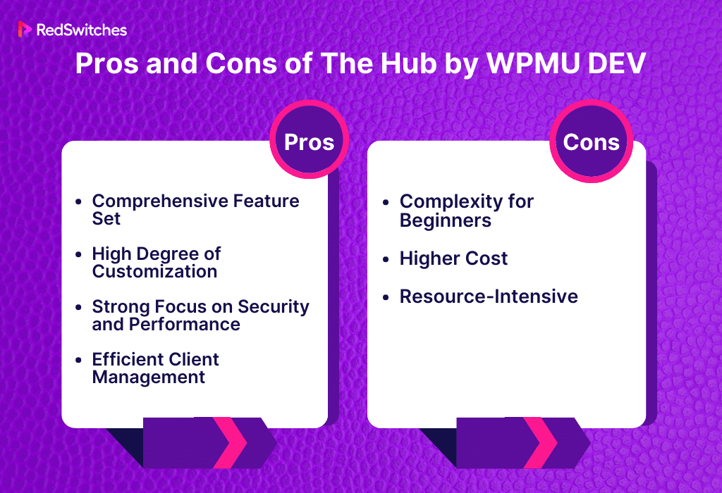 The Hub by WPMU DEV Pros and Cons