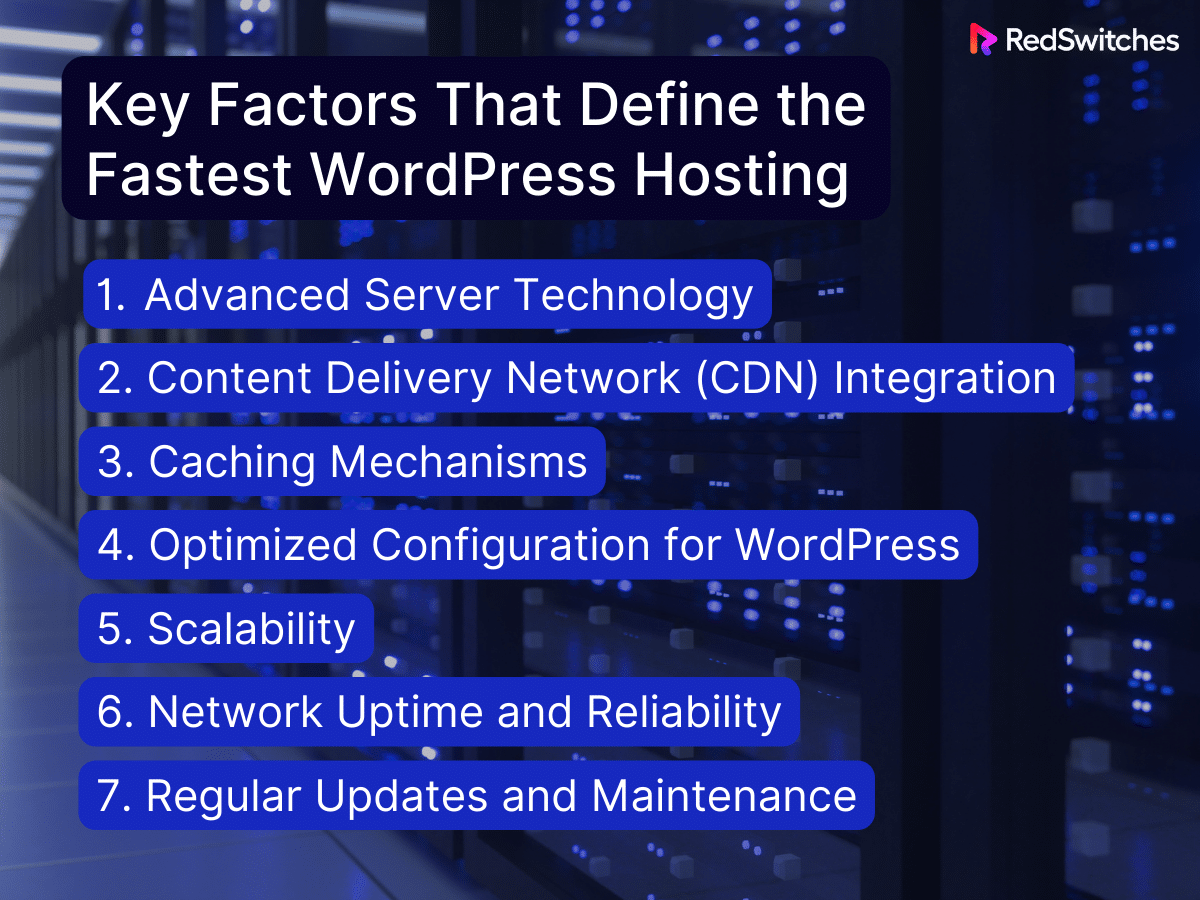 The Key Factors That Define the Fastest WordPress Hosting
