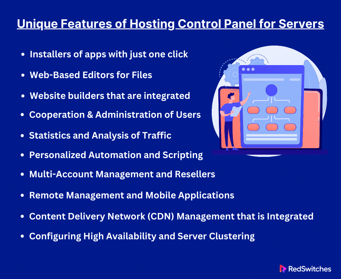 Unique Features of Hosting Control Panel for Servers