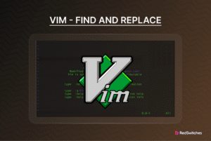find and replace vim
