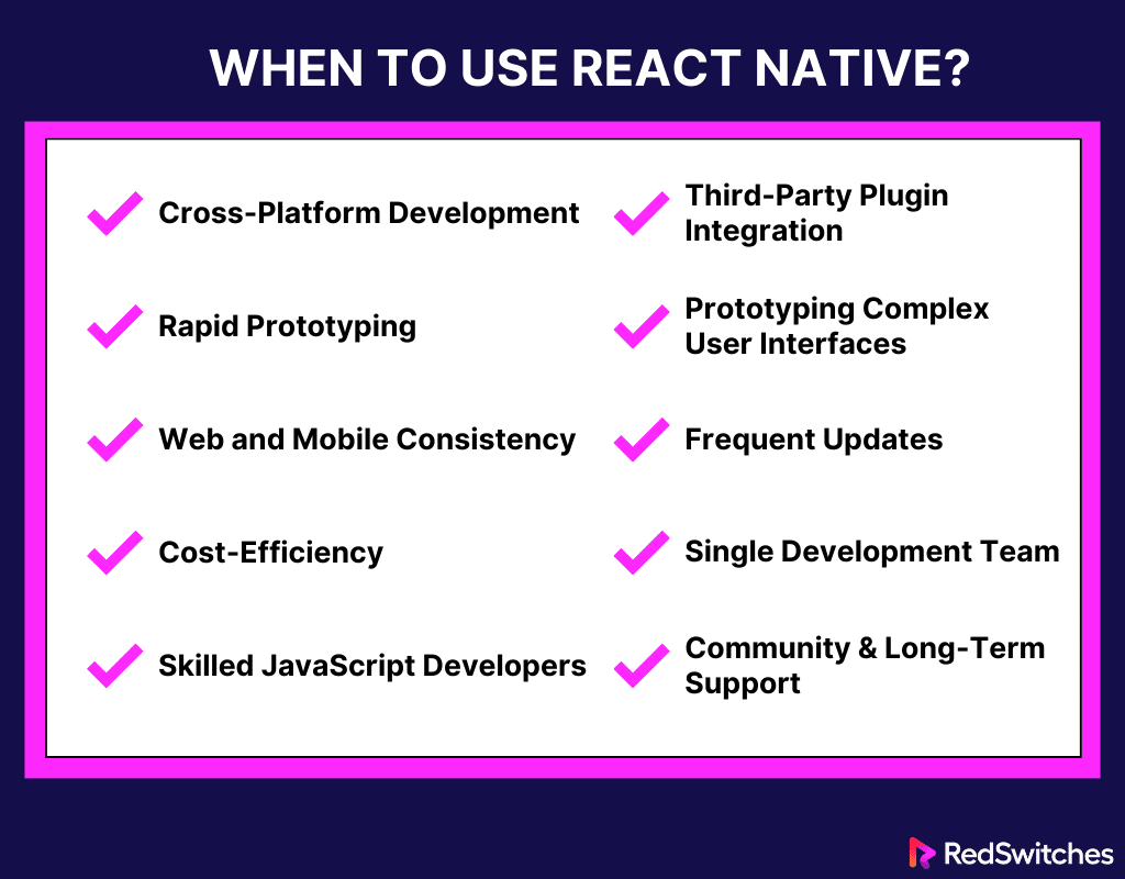 When to Use React Native