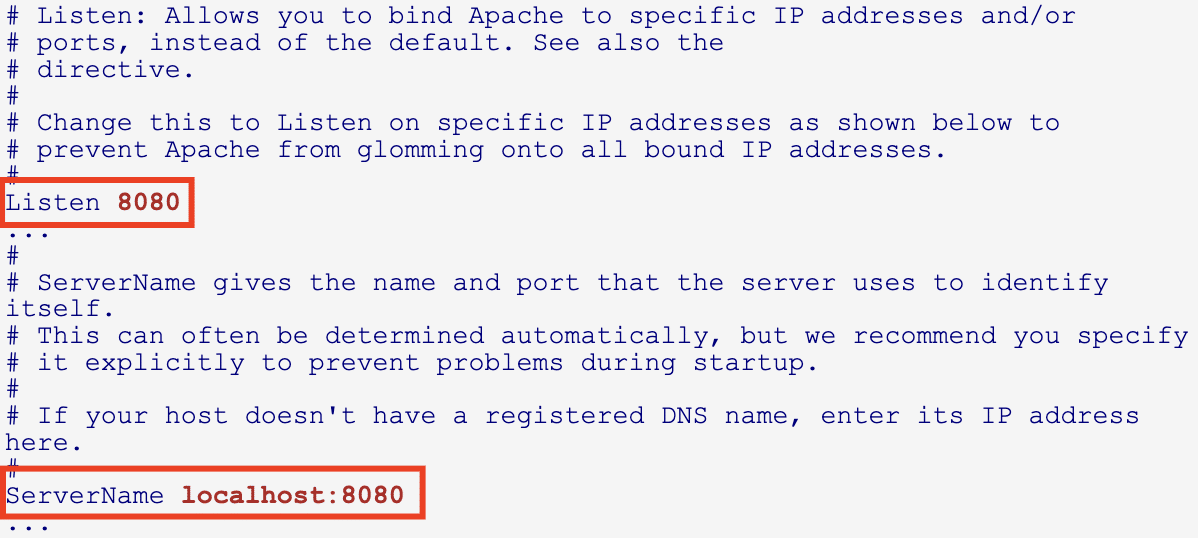 change apache port in WAMP